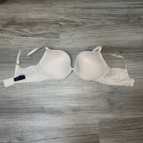 Natori Sheer Glamour Push-up Underwire Bra, Nude, 34D - Picture 5 of 6